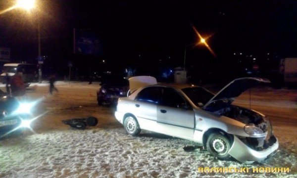 ДТП у Луцьку: зіткнулися два легковики