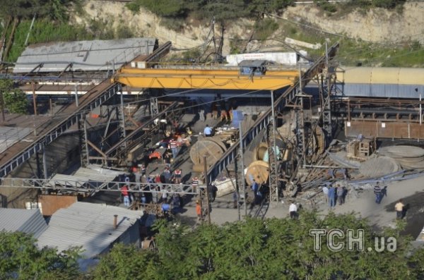 Фото аварії на шахті в Туреччині