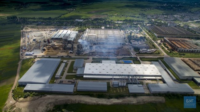 Показали розбудову заводу на Волині з висоти пташиного польоту. ВІДЕО
