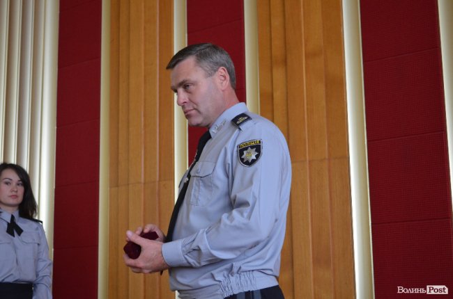 У Луцьку правоохоронців привітали з річницею створення Нацполіції. ФОТО