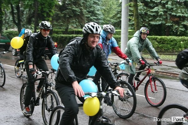 Велодень у Луцьку. ФОТО