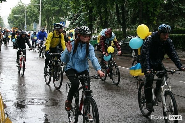 Велодень у Луцьку. ФОТО