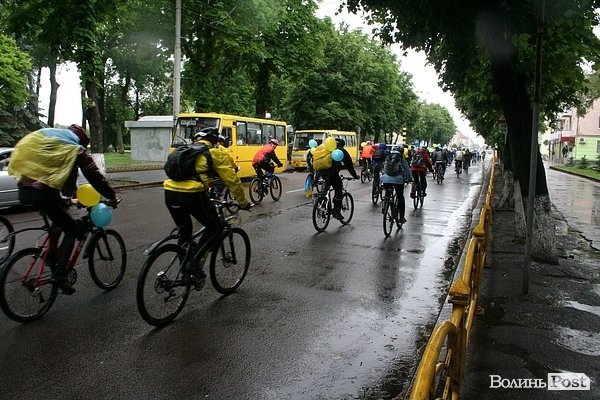Велодень у Луцьку. ФОТО