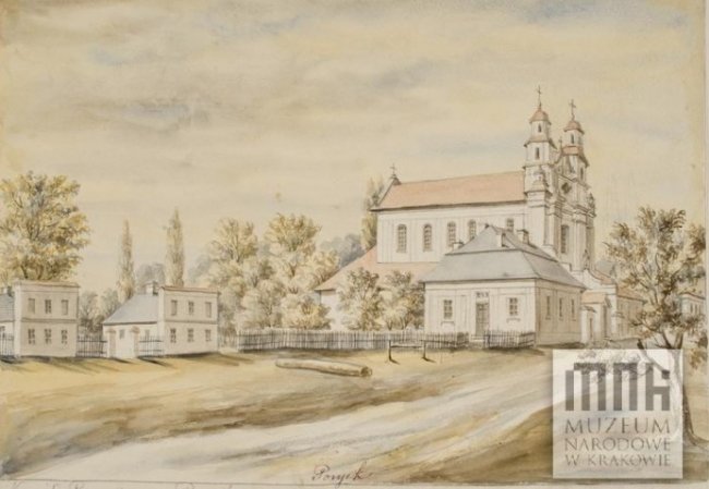 Порицьк (сучасна назва Павлівка). Костел Св. Трійці та Св. Михайла