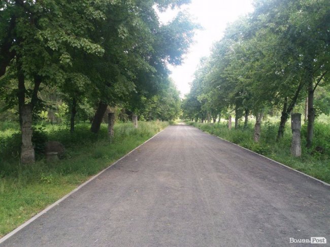 Алея з реставрованими скульптурами Миколи Голованя заросла кропивою