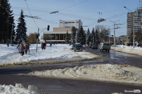 Луцьк після снігопаду. ФОТО