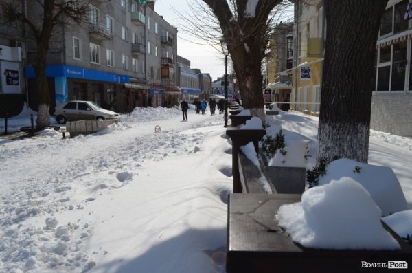 Луцьк після снігопаду. ФОТО