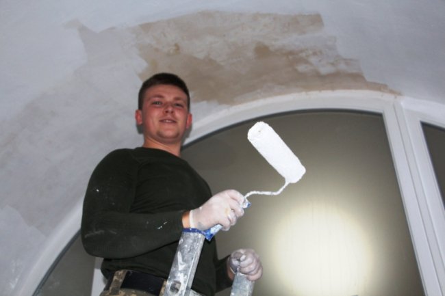 Наслідки пожежі у луцькому госпіталі майже ліквідували. ФОТО