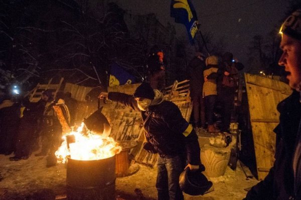 Штурм Євромайдану. ФОТО 