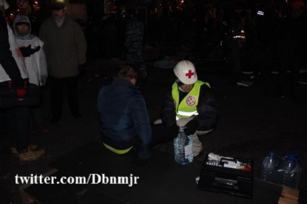 Штурм Євромайдану. ФОТО 