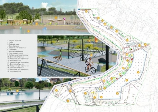 У Луцьку обговорили, якою буде відпочинкова зона біля Сапалаївки