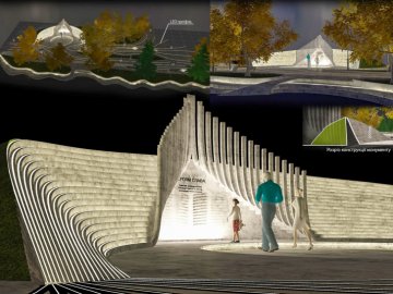 Показали, яким буде пам'ятник учасникам Революції Гідності та Героям АТО у місті на Волині 