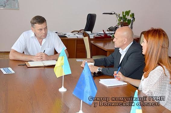 Керівник волинської поліції зустрівся з представниками ОБСЄ. ФОТО