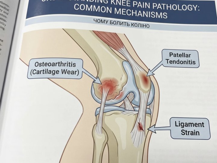 Чому болить коліно: пояснює ортопед-травматолог Досяк Мирослав Ігорович