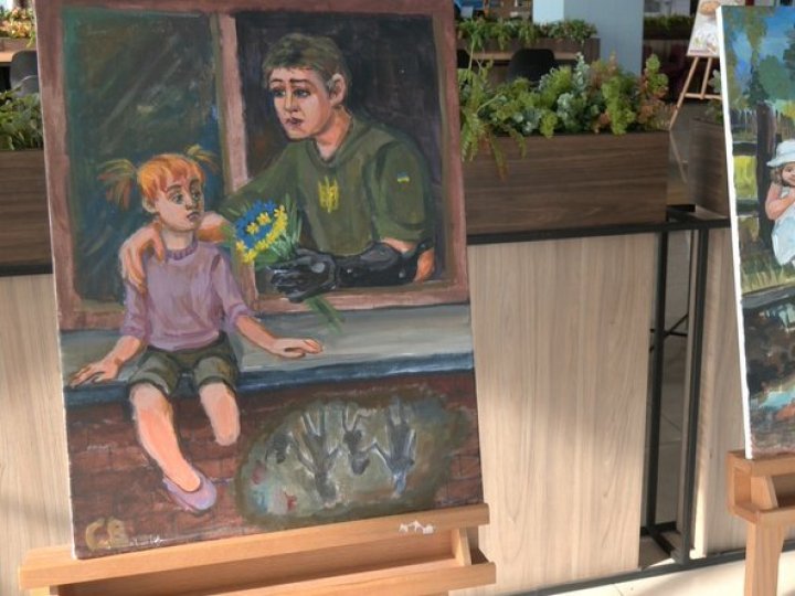 У Луцьку відкриють виставку картин ветерана з ампутаціями обох рук