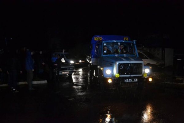 Лучани зустріли бійців Нацгвардії, що повернулися зі Сходу. ФОТО