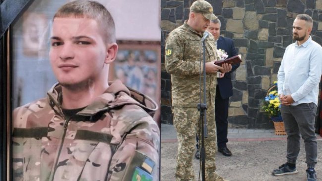 На Волині брату полеглого 23-річного бійця передали його посмертний орден