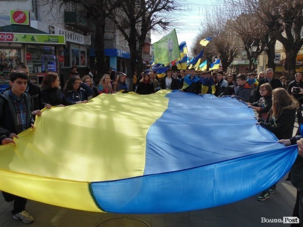 Студентська «єврохода» в Луцьку. ФОТО