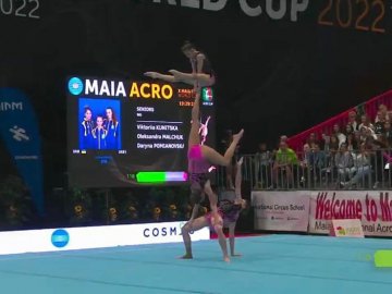 Волинські акробатки здобули «срібло» на Кубку світу. ФОТО