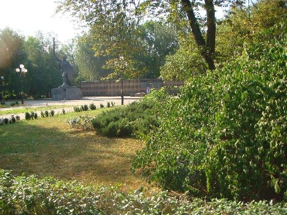 У Ковелі на меморіалі живе безхатько