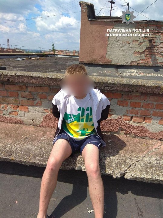 У Луцьку чоловіки влаштували «наркооранжерею» на даху будинку. ФОТО