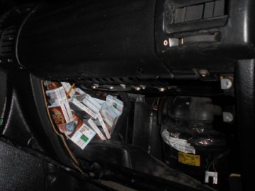 На волинському пункті пропуску затримали білоруса-контрабандиста. ФОТО