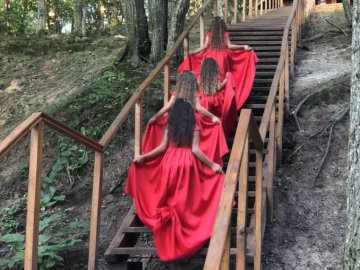 У волинському лісництві знімали кліп. ВІДЕО