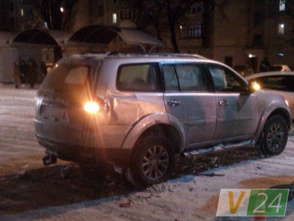 На пішохідному переході в Луцьку не розминулися Fiat і Mitsubishi