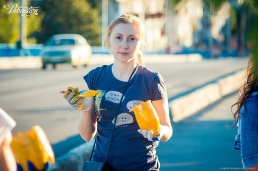 Як луцький міст став синьо-жовтим