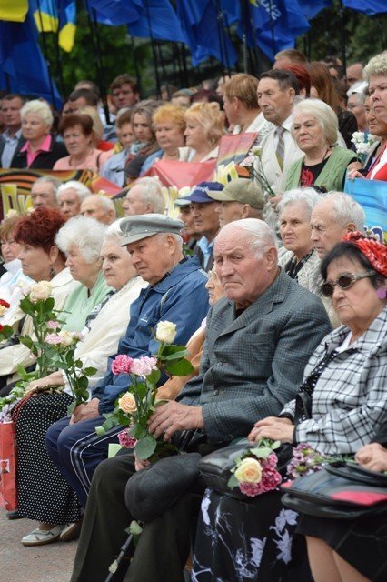 Антифашистський мітинг у Луцьку 