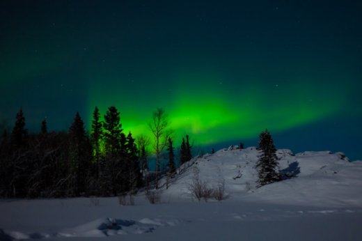 Ураган спровоцировал аномальные светоэффекты в Америке 