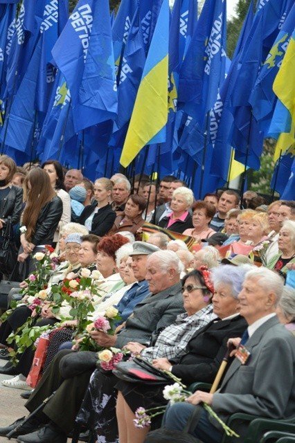 Антифашистський мітинг у Луцьку 