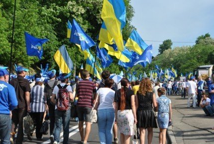 Волинь у всеукраїнському антифашистському марші. ФОТОРЕПОРТАЖ