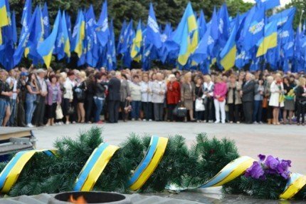 Антифашистський мітинг у Луцьку 