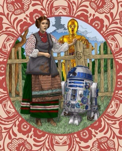 Зоряні війни по-українськи. МАЛЮНКИ