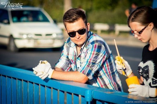 Як луцький міст став синьо-жовтим