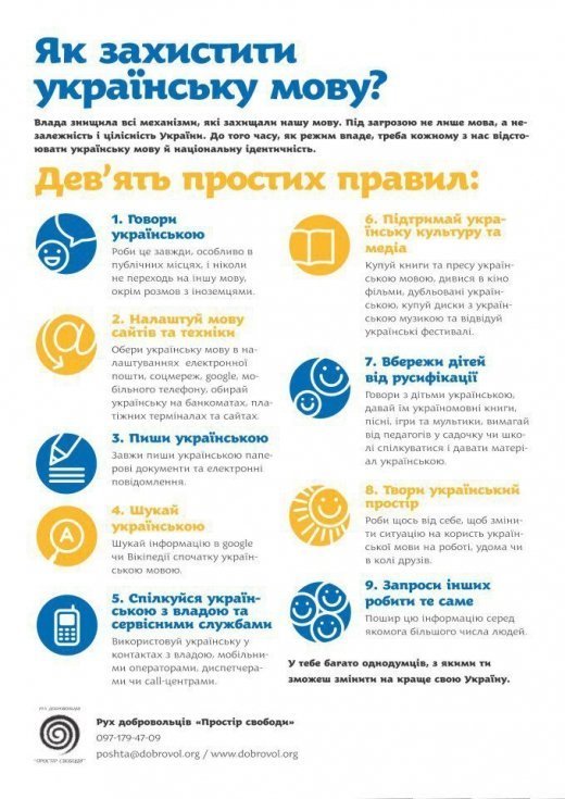 мова. інструкція.