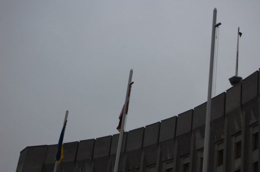 У Волинської ОДА немає від Євросоюзу нічого. Навіть прапора. ФОТО