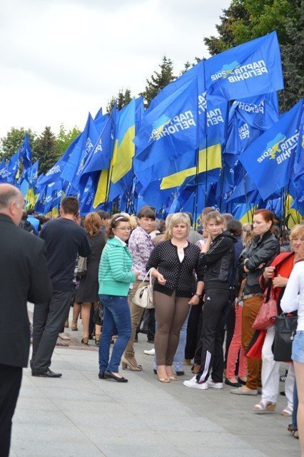 Антифашистський мітинг у Луцьку 