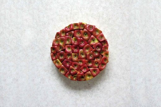 Геометричний фуд-арт у фото