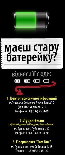 Батарейка ціною в 20м²