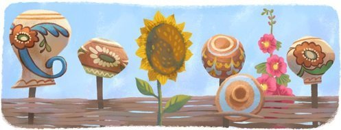 Google вітає Україну з Днем Незалежності. ФОТО