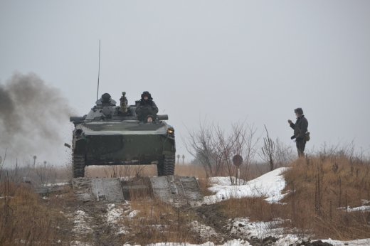 На Волині слухачі курсу «Командного лідерства» стріляли та водили бойові машини