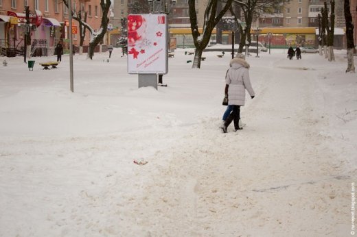 Нововолинськ і сніг - ХТО ТАК ПРИБИРАЄ???. Фото, відео